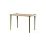 Lobo Rectangular table wood green / 120 x 60 cm - 2 to 4 people / Eco-certified Wood - TIPTOE