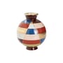Vaso Torino Stripes ceramica multicolore / Ø 20 x H 24 cm - Porcellana - Jonathan Adler