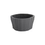 Corteza Large Flower-pot holder plastic material grey / 64 x 70 cm x H 36 cm - Kartell