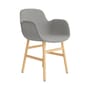 Gepolsterter Sessel Form textil grau / Vollpolsterung - Normann Copenhagen