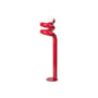 Stehleuchte Ressort metall rot / H 130 cm - Axel Chay
