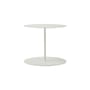 Tavolino Gong metallo bianco / Giulio Cappellini, 2004 - Ø 50 x H 42 cm / Metallo - Cappellini