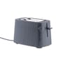 Plissé Toaster plastic material grey / 2 slices - 850W - UK version - Alessi