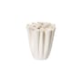 Vase Dedali Medium céramique blanc / Ø 15 x H 18 cm - Ferm Living