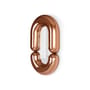 Zodiac Bumper Medium Wall mirror ceramic copper metal / W 55 x H 90 cm - Jean-Baptiste Fastrez, 2020 - Moustache