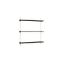 Regal Wall Shelving – ws.85.1 holz braun / B 85 x H 85 cm x Prof. 17,5 cm - MOEBE