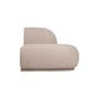 Sofa modulierbar Rico textil beige / Modul seitlich offen rechts - Ferm Living