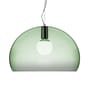 Suspension FL/Y Small plastique vert / Ø 38 cm - Kartell