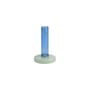 Bougeoir Bole Small verre bleu / Ø 10 x H 15 cm - & klevering