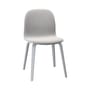 Chaise rembourrée Visu tissu gris - Muuto
