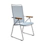 Fauteuil Click Position plastique bleu / Dossier réglable - Houe