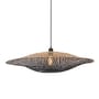 Kalimantan Pendant cane & fibres wood beige Bamboo - Ø 87 x H 20 cm - GOOD&MOJO