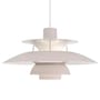 Sospensione PH 5 Pastels metallo grigio / Ø 50 cm - Poul Henningsen, 1958 - Louis Poulsen
