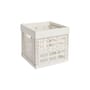 Cestino Colour Crate Cube materiale plastico bianco / 29,5 x 29,5 x H 29 cm - Riciclato - Hay