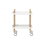 Desserte Block métal blanc / 50 x 35 cm - Normann Copenhagen