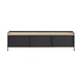 Enfold Dresser metal black / L 186 x H 48 cm - Muuto