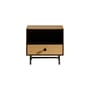 Nachttisch Essence holz braun / Rattan - Maison Sarah Lavoine