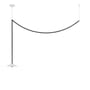 Celing Lamp n°4 Ceiling light metal black / H 95 x W 149.5 cm - valerie objects