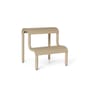 Marchepied Up Step métal beige / L 34 x P 35 x H 36 cm - Ferm Living