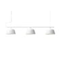 Sospensione Ambit Rail metallo bianco / L 126 cm - Muuto