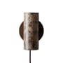 Tivoli Wall light with plug marble brown - It's about Romi