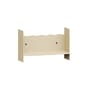 Wandregal Pli Vague by Uchronia metall beige / B 30 x T 15 cm - TIPTOE