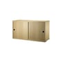 Caisson / 2 portes coulissantes - L 78 x P 30 x H 42 cm - String Furniture