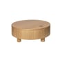 Couchtisch Olles holz natur / Kiste - Ø 80 x H 30 cm - Ferm Living