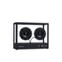Enceinte Small verre noir / L 26 x H 20 cm - Verre trempé - Transparent Speaker