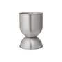 Pot de fleurs Hourglass Small métal argent / Ø 30 x H 42,5 cm - Ferm Living