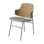 The Penguin (1953) Armchair textile natural wood / Padded seat - Fabric - Audo Copenhagen