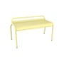 Banc empilable Luxembourg métal jaune / Compact - 2 places / L 90 cm - Fermob