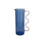 Caraffa Wave vetro blu / 1,4 L - Sophie Lou Jacobsen