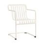 Fauteuil de repas Palissade Cantilever métal blanc / Large - Hay