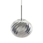 Whirl Medium Pendant plastic material silver / LED - Ø 30 cm - Tom Dixon
