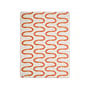 Plaid Swirl orange / 150 x 200 cm - NOO.MA