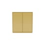 Rangement Cover Cabinet bois jaune / L 69.6 x P 30 x H 72,6 cm - 2 portes - MONTANA