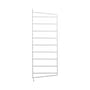 Wandhalterung  metall weiß / pro Stück - H 50 x T 20 cm - String Furniture