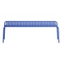 Banc Week-End métal bleu / Aluminium - L 156 cm - Petite Friture