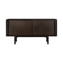 Buffet Flow bois marron / L 168 x H 82 cm - 2 portes coulissantes - Ethnicraft