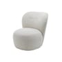 Fauteuil rembourré Loll 07 tissu blanc - Gervasoni