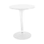Runder Tisch TopTop - Dr. YES plastikmaterial weiß mit runder Tischplatte Ø 60 cm - Kartell