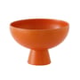 Schale Strøm Large keramik orange / Ø 22 cm - Keramik / Handgefertigt - raawii