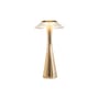 Schnurlosleuchte Space Indoor LED plastikmaterial gold / LED - wiederaufladbar - Kartell