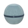 Sitzkissen Côtelé XL textil blau / Ergonomisch - Ø 65 cm / Gerippter Samt - BLOON PARIS