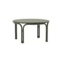 Table basse Thorvald SC108 métal vert / Ø 70 x H 37 cm - &tradition