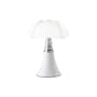 Pipistrello Medium LED Table lamp plastic material white / H 50 to 62 cm - Martinelli Luce