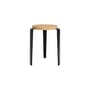 Tabouret empilable Lou / H 45 cm - Chêne - TIPTOE