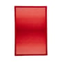 Teppich Red Is The New Red textil rot / 210 x 140 cm – handgetuftet - COLORTHERAPIS