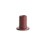 Bougeoir Tube Small céramique marron / H 5 cm - Hay